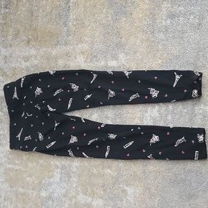 Girls Printed Justice Leggings Size 10